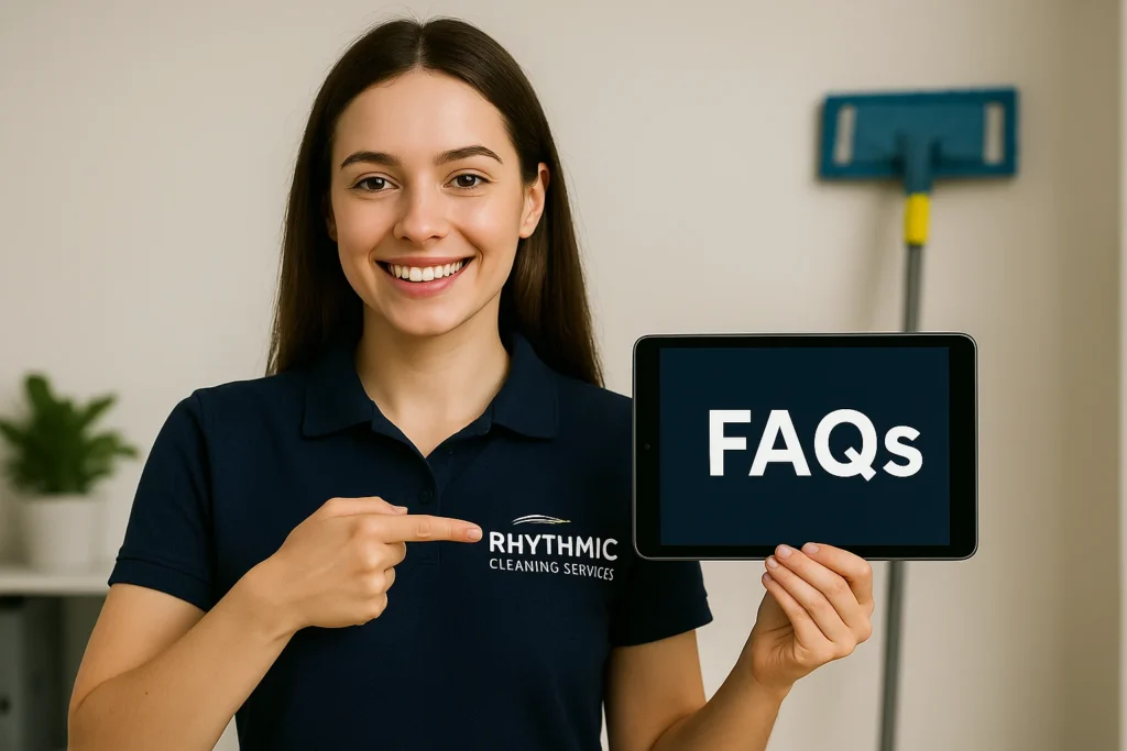 cleaning services FAQs – illustrative image for frequently asked questions